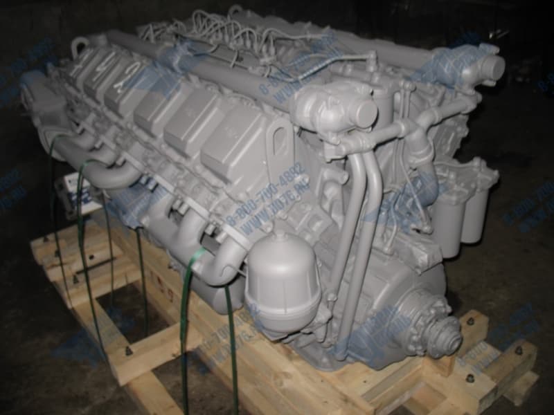 240НМ2-1000186 Двигатель ЯМЗ 240НМ2 без КП и сцепления с индивидуальными головками